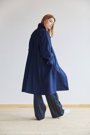 Amaury Coat in Sapphire Blue - Alice Early
