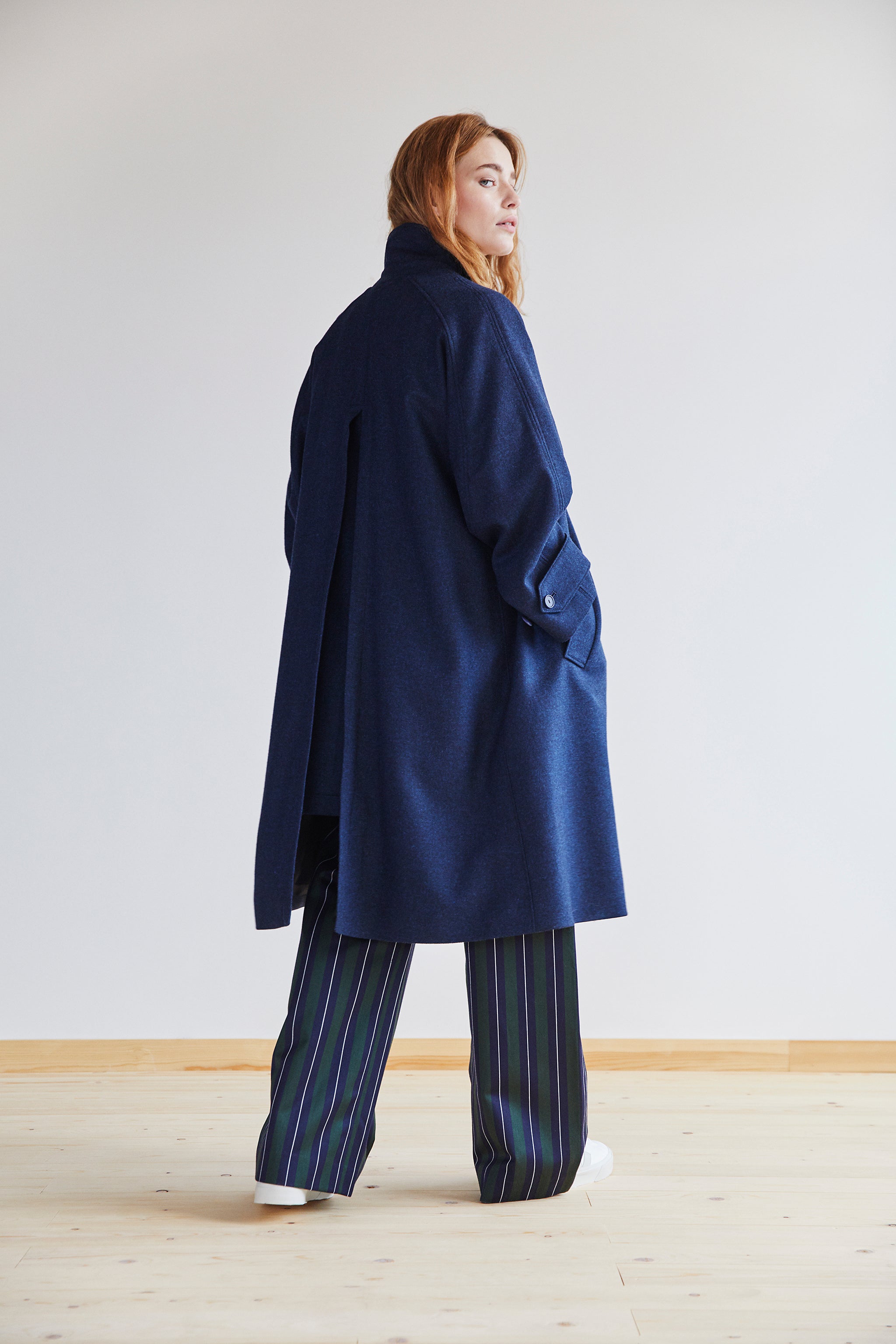 Amaury Coat in Sapphire Blue - Alice Early