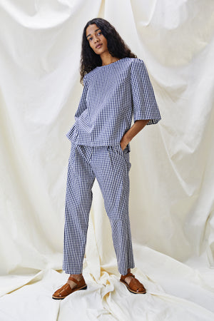 The Ford Trouser - Mini Check - Alice Early