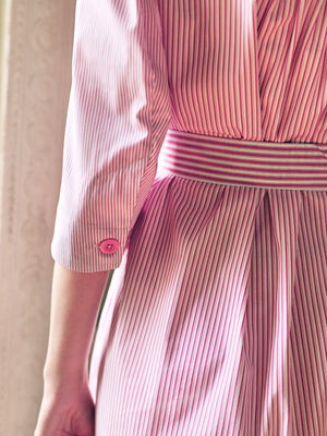 Savannah Shirtdress - Pomegranate Pink - Alice Early
