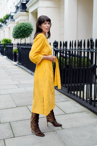Rhianon Dress - Mustard Yellow - Alice Early
